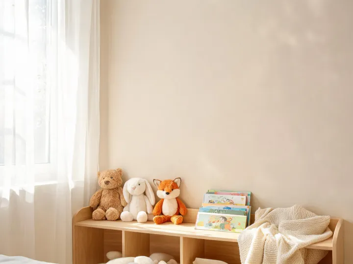 Steiff plush play shelf