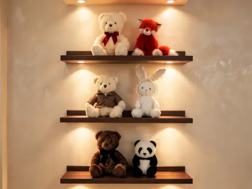 Collector plush display